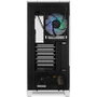 Nox Hummer ETHER Semitorre con Vidrio Templado Curvo, Negro y Blanco